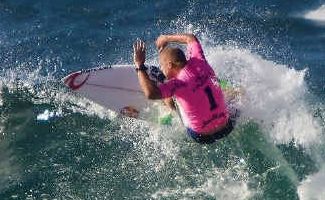 Class: Mick Fanning competed on Sunday. Class: Mick Fanning competed on Sunday.